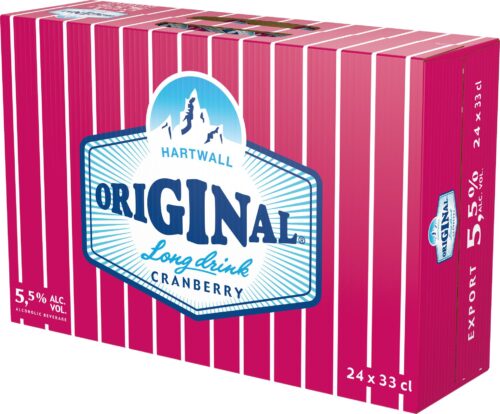 Hartwall Original Long Drink Cranberry 24x33 cl