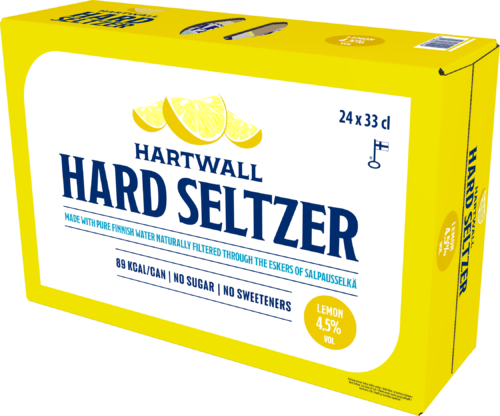 Hartwall Hard Seltzer Lemon 24x33 cl