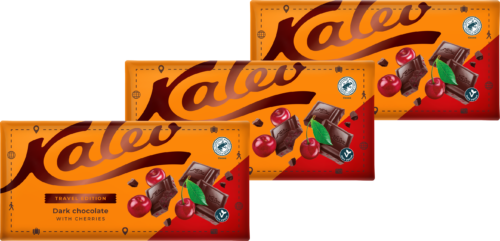Kalev Dark Chocolate with Cherry 3x300 g