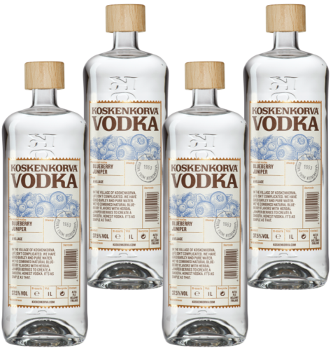 Koskenkorva Blueberry Juniper 4x100 cl