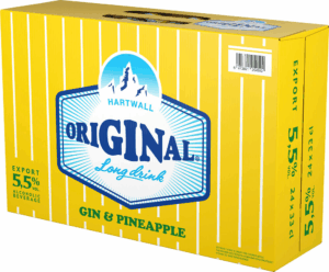 Hartwall Original Long Drink Pineapple 24x33 cl